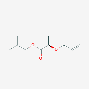 molecular formula C10H18O3 B14260612 2-Methylpropyl (2R)-2-[(prop-2-en-1-yl)oxy]propanoate CAS No. 188594-10-7