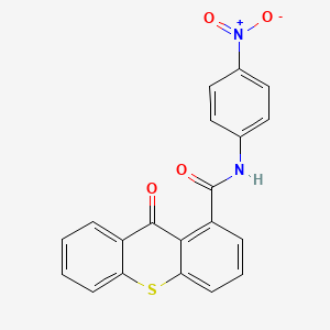 N-(4-Nitrophenyl)-9-oxo-9H-thioxanthene-1-carboxamide