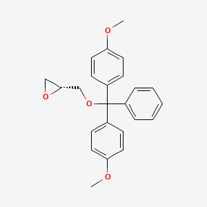 (2R)-2-{[Bis(4-methoxyphenyl)(phenyl)methoxy]methyl}oxirane