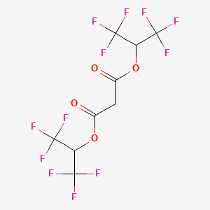 Bis(1,1,1,3,3,3-hexafluoropropan-2-yl) propanedioate