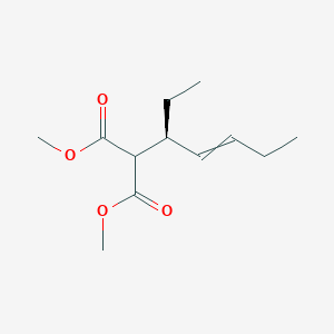 Dimethyl [(3S)-hept-4-en-3-yl]propanedioate