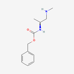 molecular formula C12H18N2O2 B1426082 (S)-苄基 1-(甲基氨基)丙烷-2-基氨基甲酸酯 CAS No. 866933-34-8