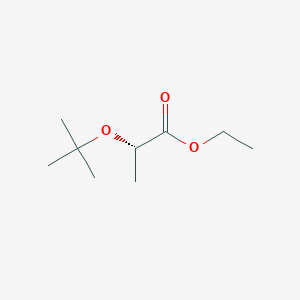 molecular formula C9H18O3 B14260833 ethyl (2S)-2-[(2-methylpropan-2-yl)oxy]propanoate CAS No. 174417-26-6