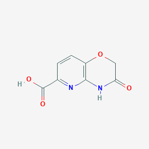 molecular formula C8H6N2O4 B1426085 3-氧代-3,4-二氢-2H-吡啶并[3,2-b][1,4]恶嗪-6-羧酸 CAS No. 337463-89-5