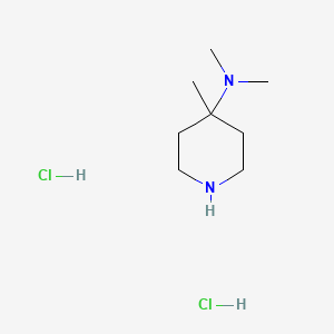 B1426089 N,N,4-trimethylpiperidin-4-amine dihydrochloride CAS No. 1312784-77-2