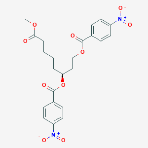 Octanoic acid, 6,8-bis[(4-nitrobenzoyl)oxy]-, methyl ester, (S)-