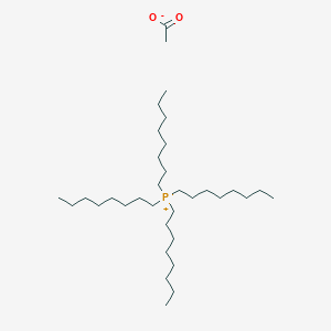 Tetraoctylphosphanium acetate