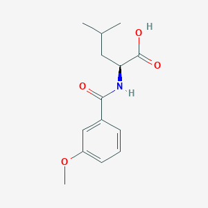 molecular formula C14H19NO4 B14260980 N-(3-Methoxybenzoyl)-L-leucine CAS No. 168980-12-9