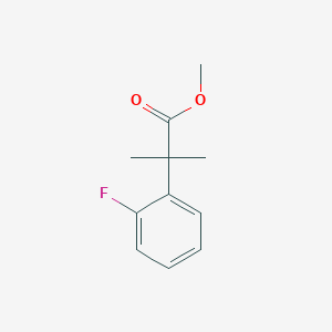 molecular formula C11H13FO2 B1426099 甲基2-(2-氟苯基)-2-甲基丙酸酯 CAS No. 861901-19-1