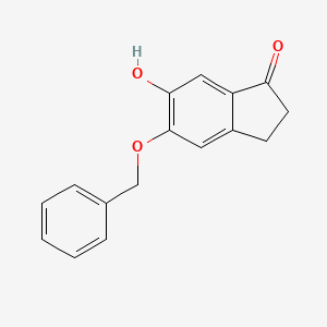 5-Benzyloxy-6-hydroxy-indan-1-one