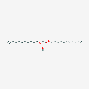 molecular formula C25H48O3 B14261011 (2S)-2,3-bis(undec-10-enoxy)propan-1-ol CAS No. 188950-56-3