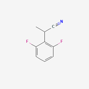 B1426102 2-(2,6-Difluorophenyl)propanenitrile CAS No. 149680-18-2