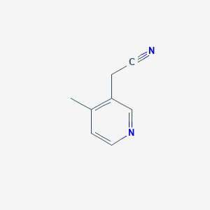 molecular formula C8H8N2 B1426104 2-(4-甲基吡啶-3-基)乙腈 CAS No. 1000548-83-3