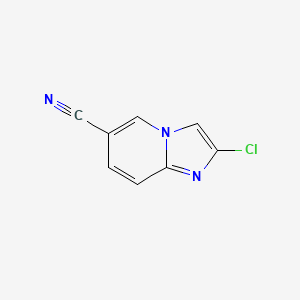 B1426105 2-Chloroimidazo[1,2-A]pyridine-6-carbonitrile CAS No. 1019020-03-1