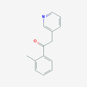 molecular formula C14H13NO B14261073 1-(2-Methylphenyl)-2-(3-pyridyl)ethanone CAS No. 224040-89-5