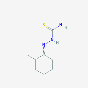 Hydrazinecarbothioamide, N-methyl-2-(2-methylcyclohexylidene)-