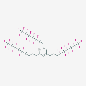 molecular formula C30H20F39Sn B14261110 CID 57375849 