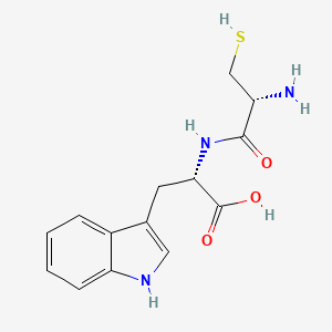 molecular formula C14H17N3O3S B14261129 L-Cysteinyl-L-tryptophan CAS No. 161559-67-7