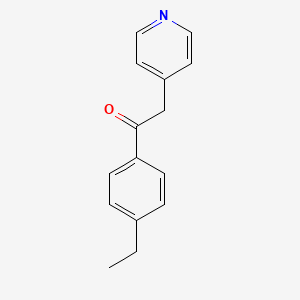 molecular formula C15H15NO B14261141 1-(4-Ethylphenyl)-2-(4-pyridyl)ethanone CAS No. 224040-74-8