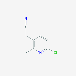 2-(6-Chloro-2-methylpyridin-3-yl)acetonitrile