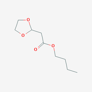 B1426117 (1,3-Dioxolan-2-yl)-acetic acid butyl ester CAS No. 1263366-16-0