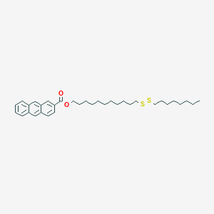 11-(Octyldisulfanyl)undecyl anthracene-2-carboxylate