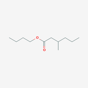 molecular formula C11H22O2 B14261190 Butyl 3-methylhexanoate CAS No. 213458-34-5