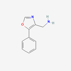 B1426124 (5-Phenyl-1,3-oxazol-4-yl)methanamine CAS No. 933694-58-7
