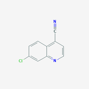 molecular formula C10H5ClN2 B1426125 7-Chloroquinoline-4-carbonitrile CAS No. 13337-75-2