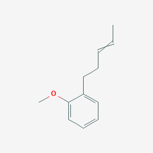 1-Methoxy-2-(pent-3-EN-1-YL)benzene