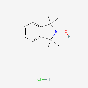 molecular formula C12H18ClNO B14261331 2-Hydroxy-1,1,3,3-tetramethylisoindole;hydrochloride CAS No. 214208-38-5