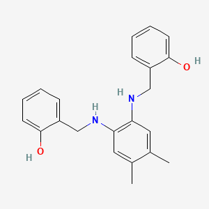 2,2'-[(4,5-Dimethyl-1,2-phenylene)bis(azanediylmethylene)]diphenol