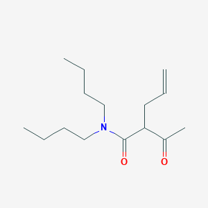 4-Pentenamide, 2-acetyl-N,N-dibutyl-