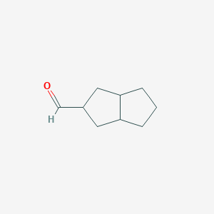 molecular formula C9H14O B14261382 Octahydropentalene-2-carbaldehyde CAS No. 185030-45-9