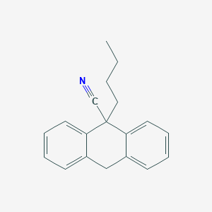 9-Anthracenecarbonitrile, 9-butyl-9,10-dihydro-