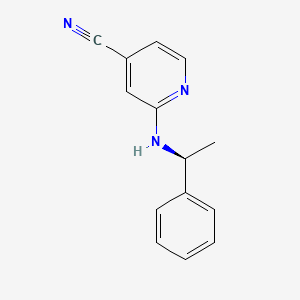 2-{[(1S)-1-phenylethyl]amino}-isonicotinonitrile