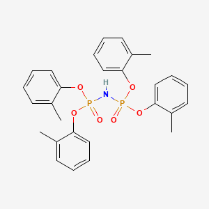 molecular formula C28H29NO6P2 B14261443 Tetrakis(2-methylphenyl) imidodiphosphate CAS No. 160947-17-1