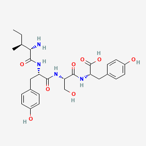 molecular formula C27H36N4O8 B14261457 H-Ile-Tyr-Ser-Tyr-OH CAS No. 231282-43-2