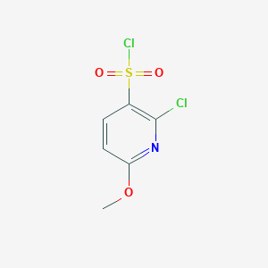 molecular formula C6H5Cl2NO3S B1426150 2-Chloro-6-methoxy-pyridine-3-sulfonyl chloride CAS No. 1208081-26-8