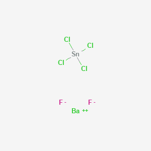 molecular formula BaCl4F2Sn B14261522 Barium(2+);tetrachlorostannane;difluoride CAS No. 232945-87-8