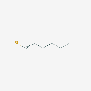 molecular formula C6H11Si B14261525 1-Silyl-1-hexene 