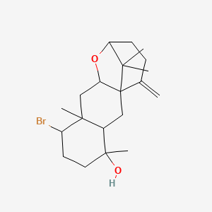 7-Bromo-4,8,16,16-tetramethyl-15-methylidene-11-oxatetracyclo[10.3.1.01,10.03,8]hexadecan-4-ol