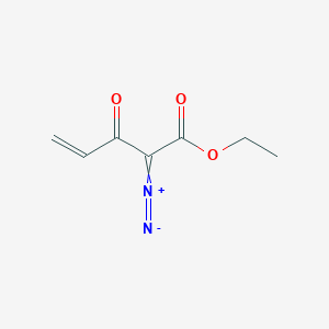 molecular formula C7H8N2O3 B14261558 4-Diazonio-5-ethoxy-5-oxopenta-1,3-dien-3-olate CAS No. 210420-73-8