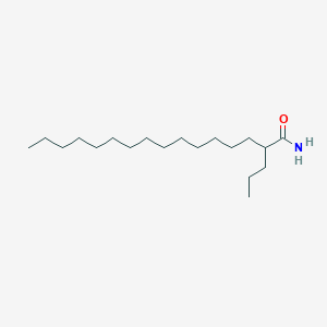 molecular formula C19H39NO B14261565 Hexadecanamide, 2-propyl- CAS No. 219908-06-2