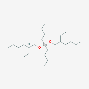 molecular formula C24H52O2Sn B14261574 Dibutylbis[(2-ethylhexyl)oxy]stannane CAS No. 149746-25-8