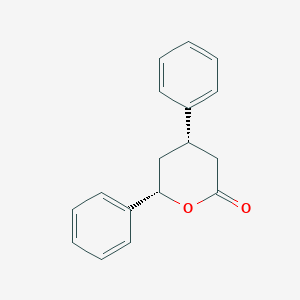 molecular formula C17H16O2 B14261596 (4S,6S)-4,6-diphenyloxan-2-one CAS No. 189443-64-9