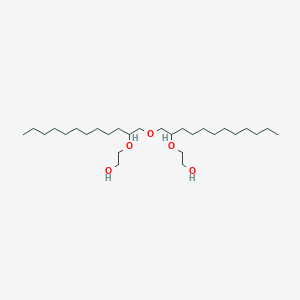 molecular formula C28H58O5 B14261598 Ethanol, 2,2'-[oxybis[(1-decyl-2,1-ethanediyl)oxy]]bis- CAS No. 184951-06-2