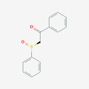 2-[(S)-Benzenesulfinyl]-1-phenylethan-1-one