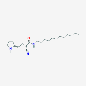 2-Cyano-N-dodecyl-4-(1-methylpyrrolidin-2-ylidene)but-2-enamide