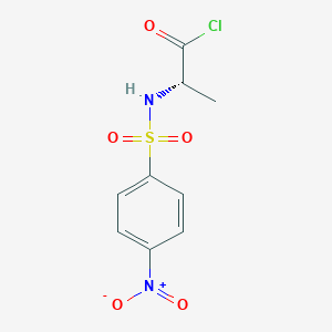 (2S)-2-[(4-nitrophenyl)sulfonylamino]propanoyl chloride